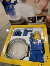 SUPER RARE Classic LEGO Space 10” Blue Spaceman Astronaut Torch LEDlite Benny