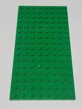 LEGO Plate Green ● 8 X 16 ● # 92438 ● QTY 1