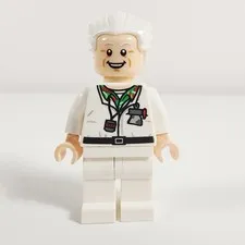 Lego Doc Brown Minifigure Ideas Back to the Future 21103 idea002