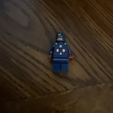 LEGO Captain America Dark Blue Suit Minifigure 6865 Super Heroes sh0014