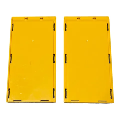 2 Lego Duplo 4x8 Orange Yellow Platform Tile Car Ramp Replacement Part