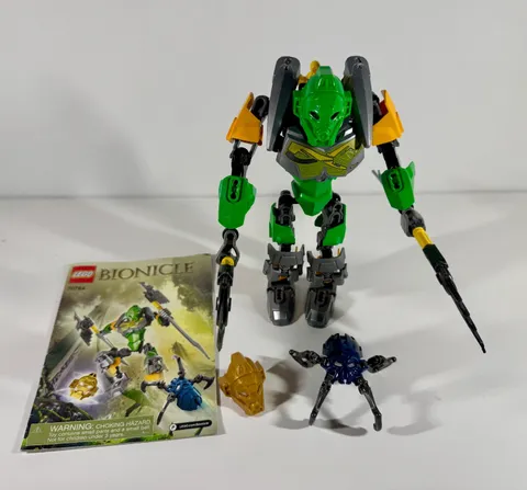 LEGO BIONICLE Lewa Master of Jungle 70784 Complete with Instructions No Box