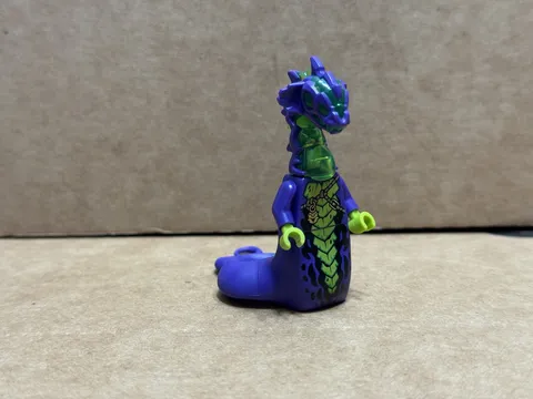 LEGO Minifigure - Ninjago - Acid Monster - Rubber Tail - No njo1032 - QTY 1