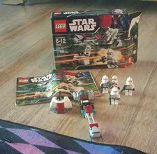 LEGO Star Wars 7655 Clone Troopers Battle Pack 58pc w/ Box Instructions Minifigs
