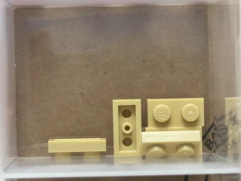 LEGO Parts - Tan Plate 1 x 2 - No 3023 - QTY 5