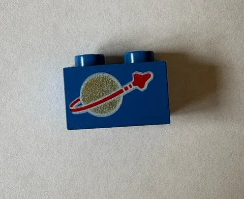Vintage LEGO Trans Red Antenna Whip 8H 2569 Classic Space Part
