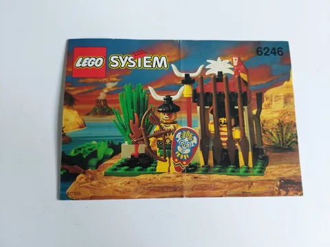Lego 6246 Pirates Islanders Crocodile Cage Instructions Manual & BoxOnly