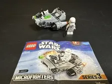 LEGO 75126 Star Wars First Order Snowspeeder Microfighter Complete w/ Manual