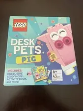 LEGO Desk Pets PIG 43pcs BRAND NEW SEALED Activity Book & Stickers
