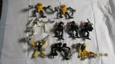 Lot of 9 Lego Bionicle Bohrok Va Figures Mixed Colors 2002 Robots