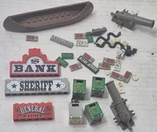 Vintage Lego Wild West Specialty Parts Pieces Unique Western Town Signs Legoredo