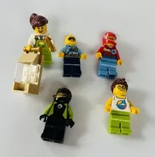 Lego Mini Figs Lot Of 5 Assorted Figures