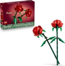 LEGO Roses Building Kit, Unique Gift for Valentine'S Day, Botanical Collection,