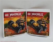 LOT OF 2 !! LEGO Ninjago Ninja Cole's Car 30723