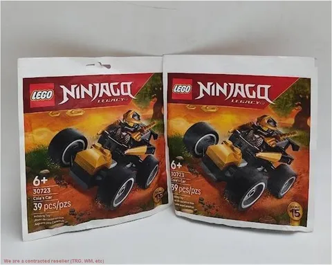 LOT OF 2 !! LEGO Ninjago Ninja Cole's Car 30723