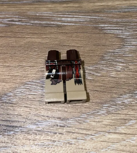 LEGO Native American Legs TONTO Buckskin Pants Loincloth  Bead Belt