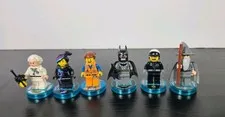 LEGO Dimensions Minifigures Lot Doc Brown Batman Gandalf Emmet Bad Cop Toy Tags