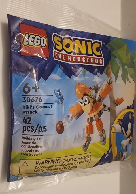 LEGO Sonic The Hedgehog: 30676 Kiki’s Coconut Attack 42pcs New/Sealed Bag