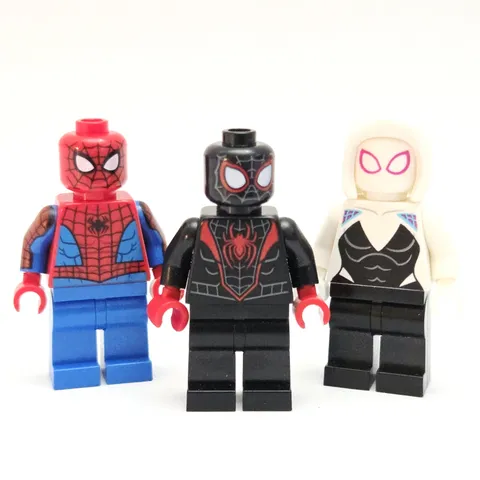 LEGO Spider-Man SH0684 Miles Morales SH0190 Spider-Gwen SH0543 Minifigure Lot
