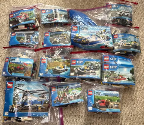 LEGO City Police Collection - 14 retired sets all 100% complete & manuals
