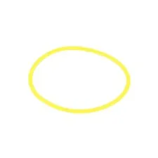 1x LEGO Rubber Band Ring 4x4 Yellow Large Flexible 4544151 85546 70905 x90
