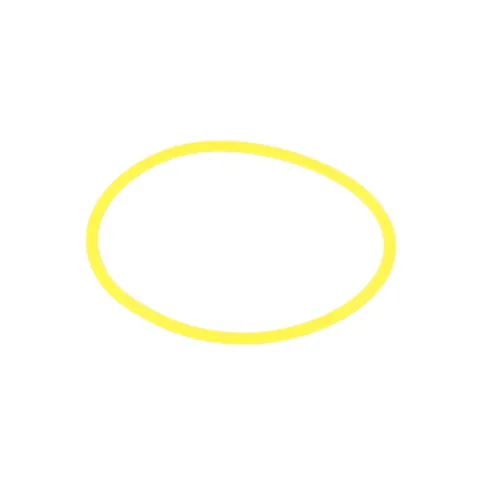 1x LEGO Rubber Band Ring 4x4 Yellow Large Flexible 4544151 85546 70905 x90