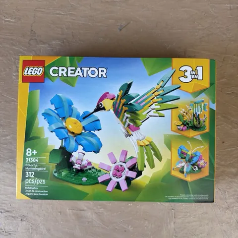 LEGO Creator 3 in1 Colorful Hummingbird 31384 Building Set 312pcs Bird Fish🔥🔥