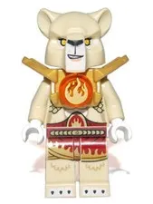 LEGO® Minifigure LEGENDS OF CHIMA loc079 LiElla Dark Red Outfit