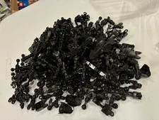 LEGO Bulk Mixed Lot Black Plastic Parts Pieces, Mixed Pieces & Parts Lot
