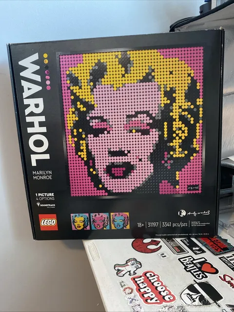 LEGO Art 31197 Andy Warhol's Marilyn Monroe Retired SEALED NEW