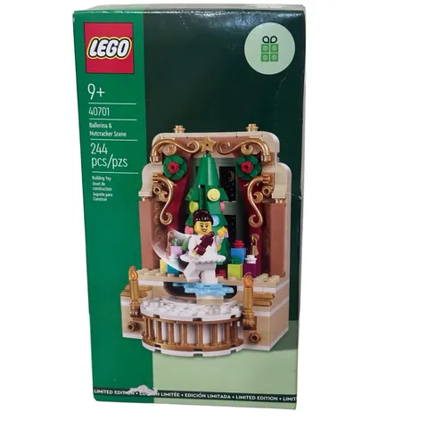 SEALED Retired LEGO 40701 Ballerina & Nutcracker Scene Christmas Holiday
