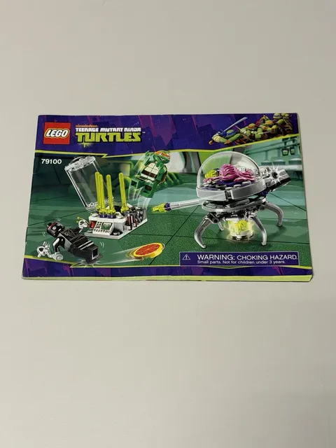 Lego TMNT: Kraang Lab Escape 79100 Retired Instruction Manual Only Ninja Turtles