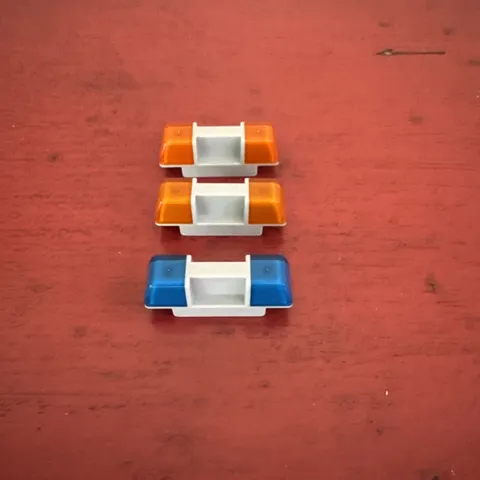 Lego Duplo Orange Blue Emergency Siren Lights Firetruck Ambulance Police