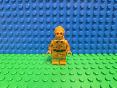 LEGO C-3PO Minifigure sw1440 75418 Star Wars CMF Lot Rare Retired Protocol Droid