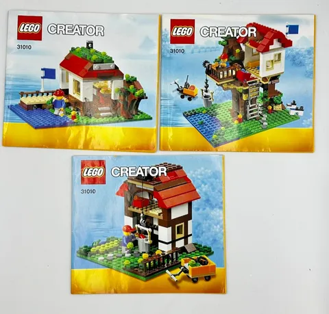 LEGO Creator 31010 Treehouse Instructions Manuals Only Lot of 3 Booklets Genuine