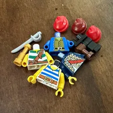 LEGO Pirates Pirate minifigure parts lot
