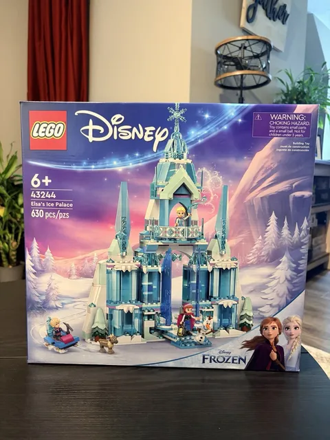 LEGO 43244 Disney Frozen Elsa’s Ice Palace Building New Factory Sealed in Box