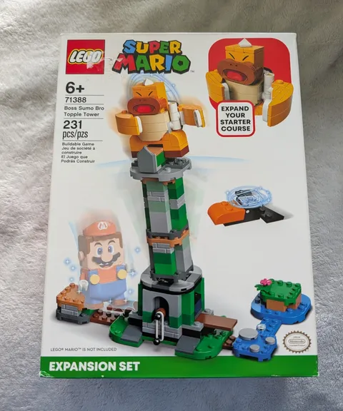 LEGO Super Mario 71388 Boss Sumo Bro Topple Tower Expansion Set 231pcs