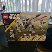 LEGO Star Wars 75345 501st Clone Troopers Battle Pack Complete Set 119pcs 6+