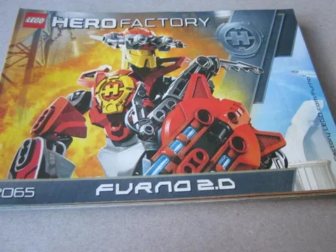 Lego Building Instructions Instruction 2065 Hero Factory Furno 2.0