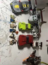 Lot of 6 used LEGO Vehicles - Cars & Planes Mostly Complete