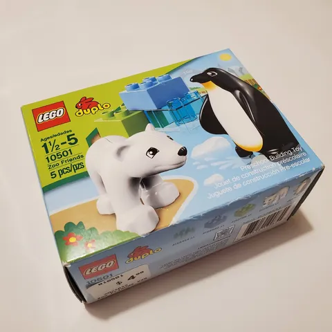 New LEGO Duplo LEGOVille Zoo Friends Set Number 10501 Polar Bear Penguin Figures