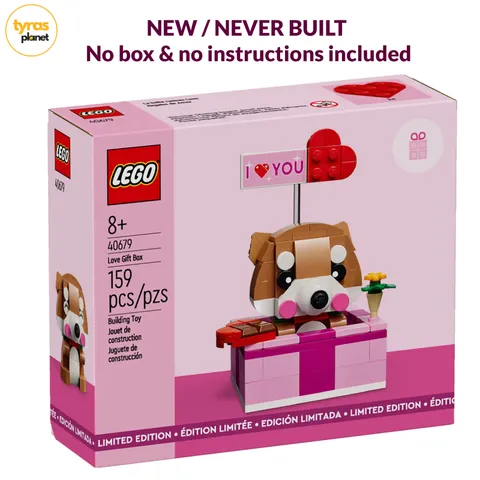 LEGO 40679 Love Gift Box Shiba dog Valentine’s Day -  READ DESCRIPTION
