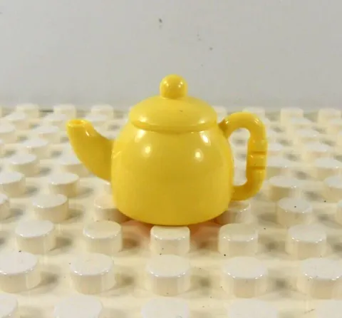 Lego Duplo Item Teapot pale yellow