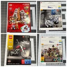 LEGO 2019 Catalogs FALL Harley-Davidson Creator LATE HOLIDAY Gingerbread House