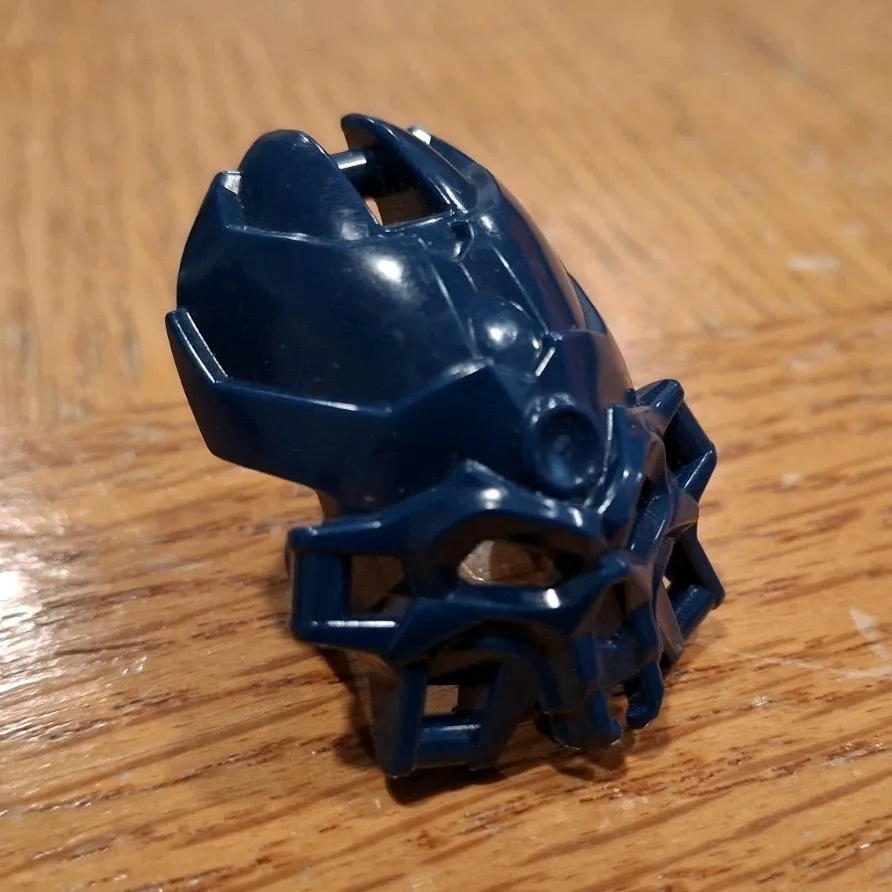 LEGO BIONICLE Dark Blue Plastic Spider Mask / Helmet Piece