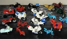 Lot of 20 Various Motorcycle Motorbikes For Lego Figure Minifig Minifigure U1
