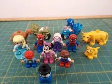 Duplo Figures and Motorcycles