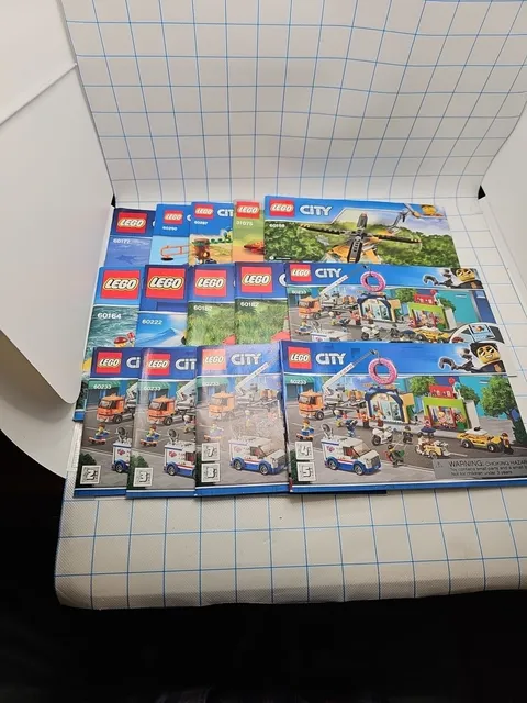 lego City Instruction manuals Only 14 Manual Lot