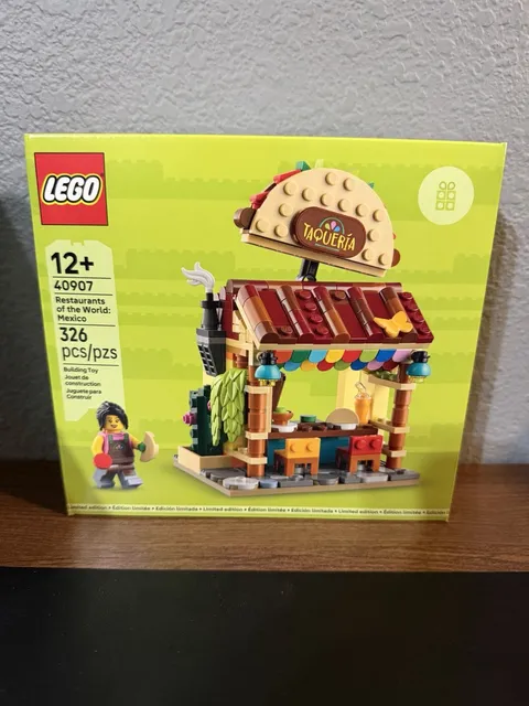 LEGO 40907 Restaurants Of The World Mexico Taqueria Taco Brand New GWP